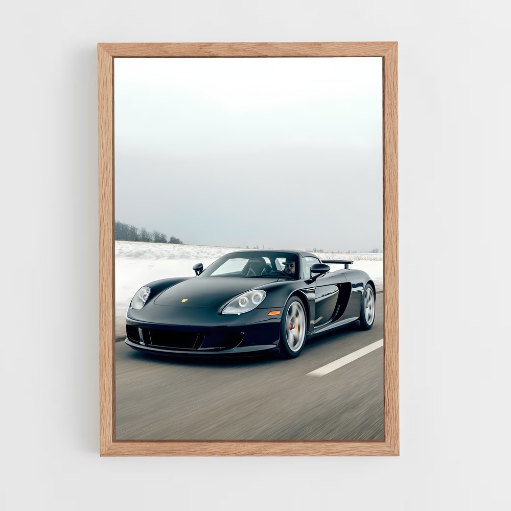 Poster Carrera GT élégant – affiche Porsche (vue 4)
